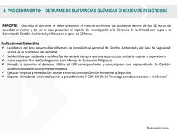 Procedimiento para Manejo de Derrames | PDF | Entorno natural ...