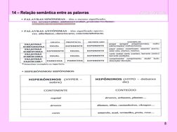 8
 14 – Relação semântica entre as palavras                  Jorge Miranda
Jorge Miranda
