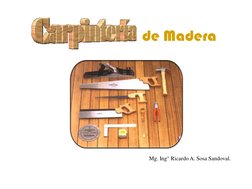 de Madera 
Mg. Ing° Ricardo A. Sosa Sandoval. 

