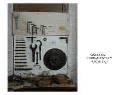  
 
 
 
PANEL CON 
HERRAMIENTAS Y 
RECAMBIOS 
