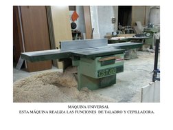    MÁQUINA UNIVERSAL   
 ESTA MÁQUINA REALIZA LAS FUNCIONES  DE TALADRO Y CEPILLADORA. 
