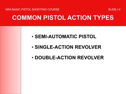 NRA Basic Pistol Safety Course Overview | PDF | Trigger (Firearms ...