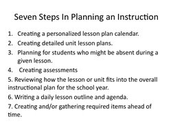 Designing and Planning Teaching Learning Process | PDF | Lesson Plan ...