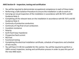 AM2 Exam Preparation Guide | PDF | Electrician | Electrical Wiring