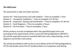 AM2 Exam Preparation Guide | PDF | Electrician | Electrical Wiring
