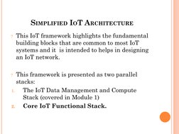 Core IoT Functional Stack Overview | PDF | Computer Network | Internet ...