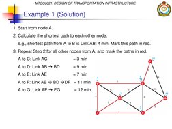 Trip Assignment Minimum Path Tree Example Trip Assignment Methods in Transport Planning | PDF | Transport ...