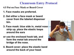 Cleanroom Entry and Exit Procedures | PDF | Glove | Shoe