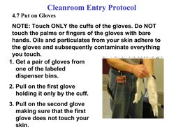 Cleanroom Entry and Exit Procedures | PDF | Glove | Shoe
