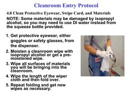 Cleanroom Entry and Exit Procedures | PDF | Glove | Shoe