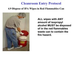 Cleanroom Entry and Exit Procedures | PDF | Glove | Shoe