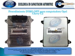   
Procedimiento INMO OFF para computadora Opel  
Chevy C2 
