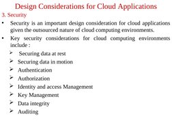 Cloud Application Design Considerations | PDF | Relational Database ...
