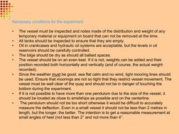 Inclining Experiment for Ship Stability | PDF | Ships | Watercraft