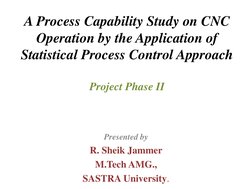 CNC Process Capability Study Using SPC | PDF | Production And ...