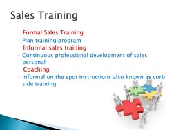 Sales Training Development Process Sales Training Characteristics and Development | PDF | Sales ...