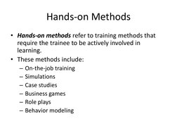 Overview of Traditional Training Methods | PDF | Lecture | Employment