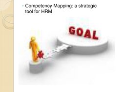 ◦Competency Mapping: a strategic 
tool for HRM 
