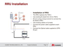 RRU Installation and Cable Guidelines | PDF | Cable | Electrical Connector