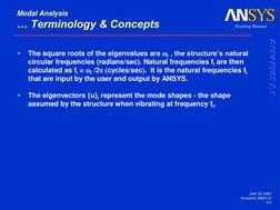 ANSYS Modal Analysis Training Manual | PDF | Teaching Methods ...
