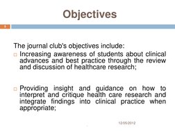Nursing Journal Club Overview | PDF | Survey Methodology | Occupational ...