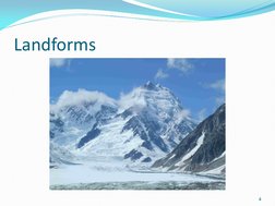 Landforms 
4 
