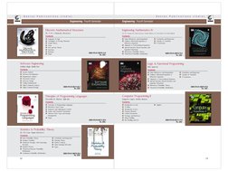 G e n i u s  P u b l i c a t i o n s  ( I n d i a )
Engineering : Fourth Semester
G e n i u s  P u b l i c a t i o n s  ( I n