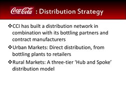 Coca-Cola Distribution Network Overview | PDF | Coca Cola | Point Of Sale