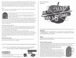 are you smarter than a 5th grader card game instructions Hasbro Grader? : Toys & Games How To Play Are You