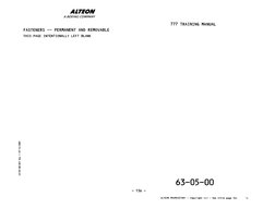 AlTEDN 
A BOEING COMPANY 
FASTENERS -- PERMANENT AND REMOVABLE 
THIS PAGE INTENTIONALLY LEFT BLANK 
- 136 -
777 TRAINING MANU