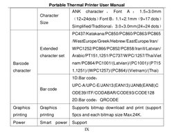 Portable Thermal Printer User Manual | PDF | Bluetooth | Usb