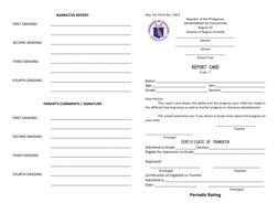 Understanding DepEd Form 138 in Schools | PDF | Learning