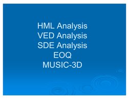   
  
HML Analysis
HML Analysis
VED Analysis 
VED Analysis 
SDE Analysis
SDE Analysis
EOQ 
EOQ 
MUSIC-3D
MUSIC-3D
