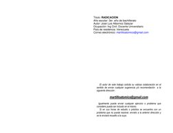 APUNTES DE  ÁLGEBRA                                                                                            Ing. José Luis