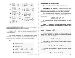 APUNTES DE  ÁLGEBRA                                                                                            Ing. José Luis