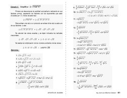 APUNTES DE  ÁLGEBRA                                                                                            Ing. José Luis