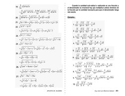 APUNTES DE  ÁLGEBRA                                                                                            Ing. José Luis