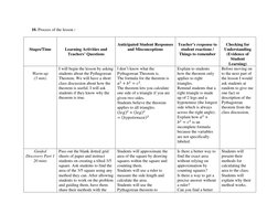 10. Process of the lesson : 
 
 
 
Stages/Time 
 
 
Learning Activities and 
Teachers’ Questions 
 
Anticipated Student R