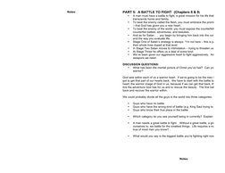 Notes: 
 
 
 
 
 
 
 
 
 
 
 
 
 
 
 
 
 
 
 
 
 
 
 
 
 
 
 
 
 
 
 
 
 
 
 
 
 
 
PART 5:  A BATTLE TO FIGHT (Chapters 8 &