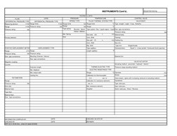 Instrumentation Data Sheet Template | PDF | Technology & Engineering