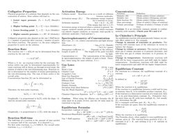 General Chemistry Formula Reference | PDF | Solvation | Solution