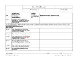 ISO 13485 Internal Audit Checklist | PDF | Quality Management System ...