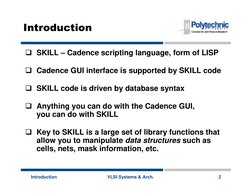 Cadence SKILL Programming Guide | PDF | Graphical User Interfaces ...