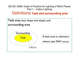 SS 531: Indoor Lighting Standards | PDF | Lighting | Interior Design
