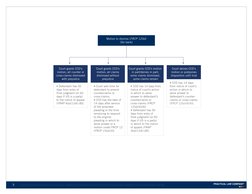 Court grants CCD's
motion; all counter or
cross-claims dismissed
with prejudice
• Defendant has 30
days from entry of
final j