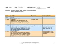 Level:  (http://www.esl-pro.com)Beginner 
 
Topic: ‘Can’ for ability 
 
Language Focus: 
Grammar: 
writing/speaking 
 
Date: