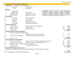 11/12/2013, 6:32 PM
1 Oreja con conexión para grillete: ASME BTH-1
2 Descripcion:
Atril de Armado de contraejes Fuller
3
13,2