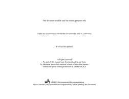 This document must be used for training purposes only
Under no circumstances should this document be used as a reference
It w