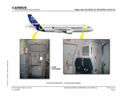 SYSTEM OVERVIEW - PASSENGER DOORS
T1+T2 (IAE V2500) (Lvl 2&3) 
52 - DOORS
DOORS SYSTEM COMPONENT LOCATION (2)
Feb 01, 2011
Pa