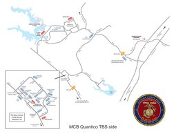 Quantico Marine Base Map Overview | PDF | Uniformed Services Of The ...